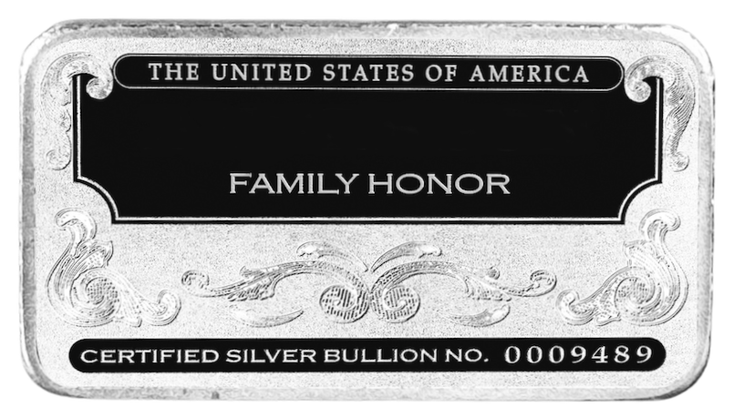 Mega & Jumbo | Personalized Silver Bars - Lincoln Treasury