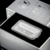 'Personalized Name' Family Honor Silver Bars, Stack of 5 in a Vault Brick Box, .999 Certified Fine Silver