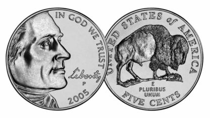 2005 Bison Nickel - Lewis & Clark Westward Journey