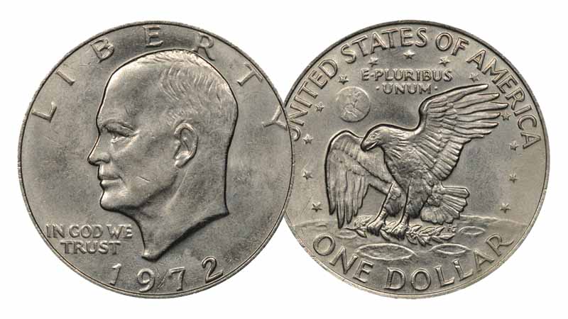 1972 Eisenhower Dollar