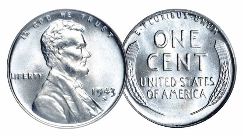 1943 Steel Cent