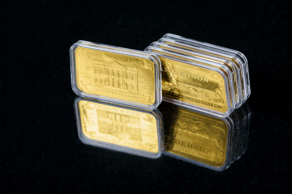Personalized Silver Bars - Lincoln Treasury