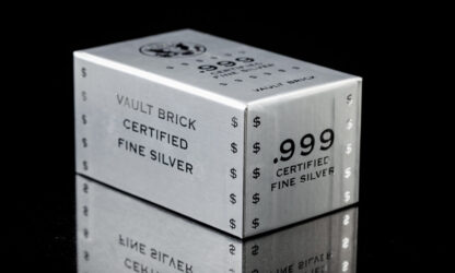 Vault Brick Box, "Contains .999 Fine Silver"