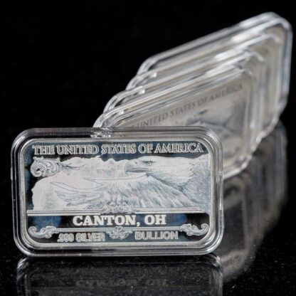 'Customized' City Silver Bars, .999 Fine Silver