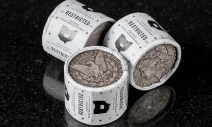 State Morgan Silver Dollar Rolls, Set of 3, All 50 States Available - Exclusive Lincoln Treasury State Design.