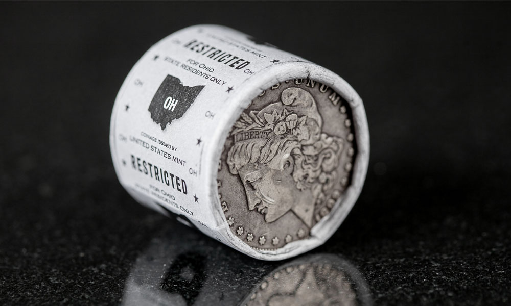 State Morgan Silver Dollar Roll, All 50 States Available - Exclusive Lincoln Treasury State Design.