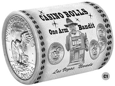 One Armed Bandit Slot Machine - Casino Roll, Las Vegas, Nevada