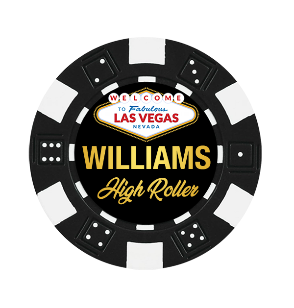 "Personalized" High Roller, Casino Royale Casino Chip