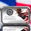 President Trump Personalized Silver Bars - Back