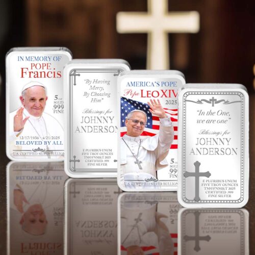 Special Edition Papacy 5oz Silver Bars
