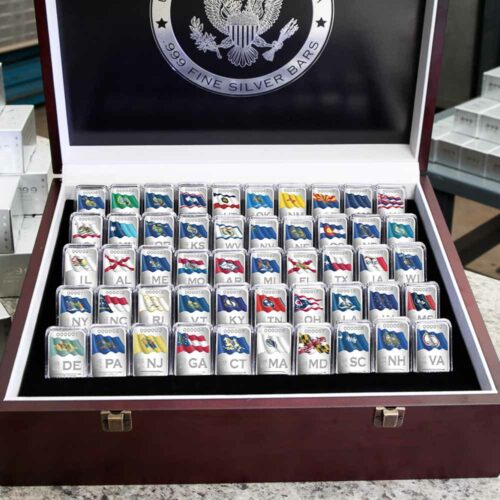 State Flag Silver Bars - All 50 States
