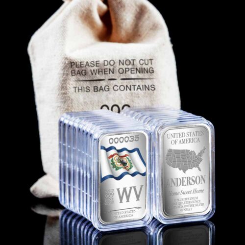 State Flag Silver Bars - 20 Bag Hero